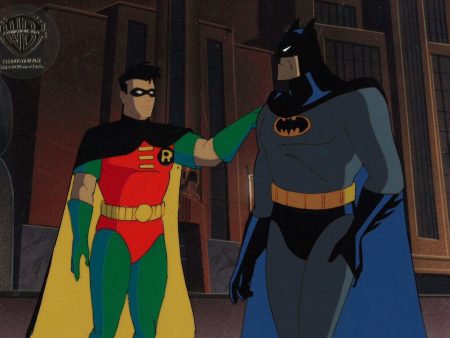 Batman The Animated Series Original Production Cel: Batman and Robin For Cheap