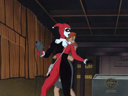 Batman The Animated Series Original Production Cel: Harley Quinn and Veronica Vreeland Online Hot Sale