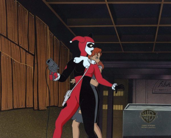 Batman The Animated Series Original Production Cel: Harley Quinn and Veronica Vreeland Online Hot Sale