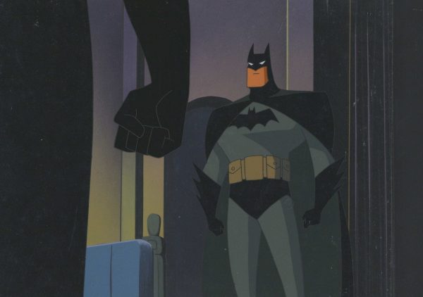 The New Batman Adventures Original Production Cel on Original Background: Batman Hot on Sale