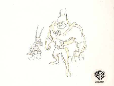 Tiny Toons Original Production Drawing: Batduck and Batman on Sale