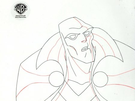 Justice League Original Production Drawing: Martian Manhunter For Discount