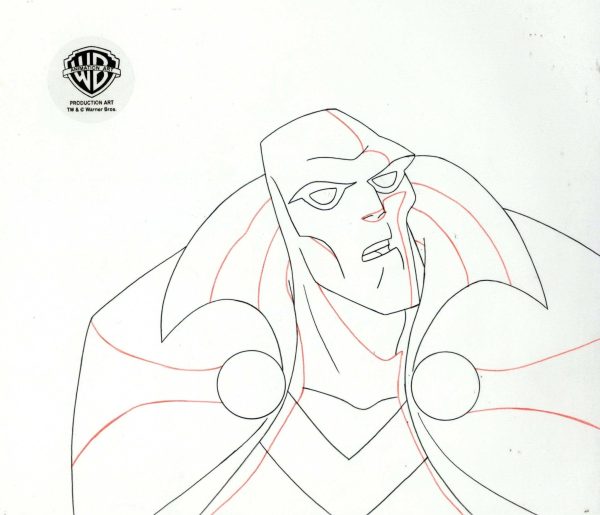 Justice League Original Production Drawing: Martian Manhunter For Discount