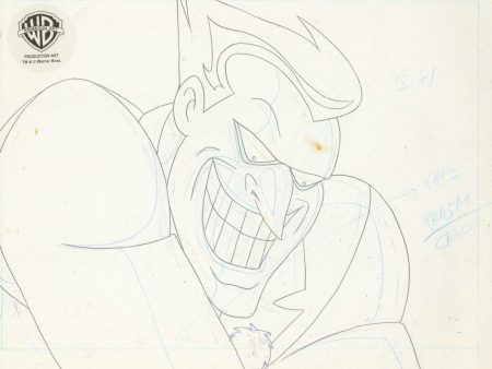 Batman Mask of Phantasm Original Production Drawing: Joker Fashion