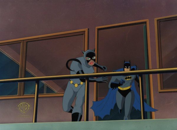 Batman The Animated Series Original Production Cel: Batman and Catwoman Supply