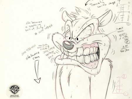 Animaniacs Original Production Drawing: Candie Chipmunk For Sale