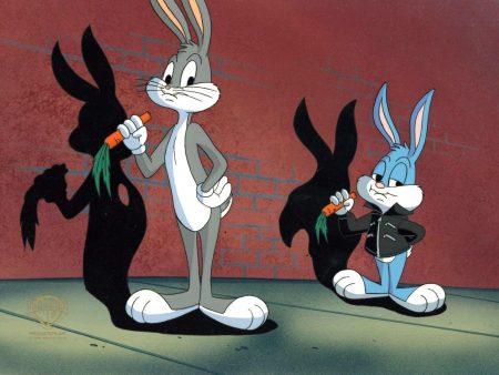 Tiny Toons Original Production Cel:  Bugs Bunny and Buster Bunny Online now