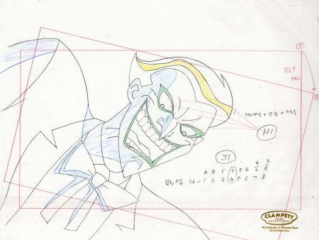 Batman The Animated Series Original Production Drawing: Joker Online Sale