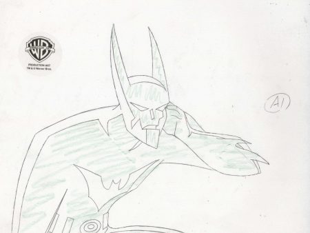 Batman Beyond Original Production Drawing: Batman Supply